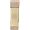 Ekena Millwork Traditional Slat Rough Sawn Bracket w/ Offset Brace, Douglas Fir, 8"W x 20"D x 28"H BKT0806X20X28TRA06RDF - alternate 3